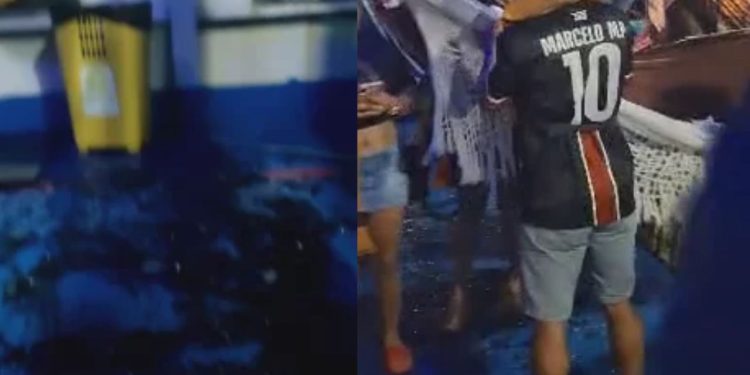 Vidros estouram durante forte chuva e estilhaços atingem passageiros de barco no Amazonas