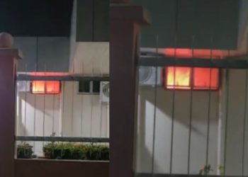 Vídeo: Fogo atinge dependências de hospital no município de Manicoré