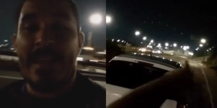 Vídeo: Homem é flagrado colocando fogo em vegetação e acaba confrontado por professor em Manaus