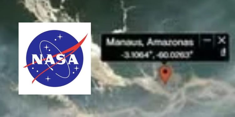 Nasa mostra o Amazonas tomado por fumaça em imagem impressionante vista do espaço