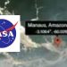 Nasa mostra o Amazonas tomado por fumaça em imagem impressionante vista do espaço