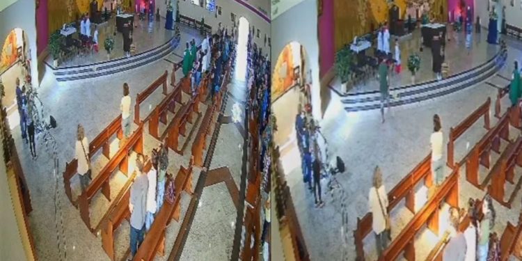 Homem agr1de bispo durante missa e dispara: ‘Avisa para o seu Jesus que a condenação está próxima’